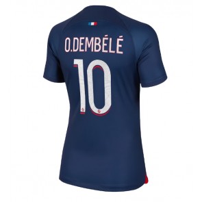 Paris Saint-Germain Ousmane Dembele #10 Dámské Domácí Dres 2023-24 Krátký Rukáv